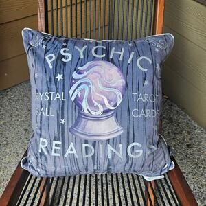 Cynthia Rowley Halloween Psychic Readings Feather Pillow Crystal Ball